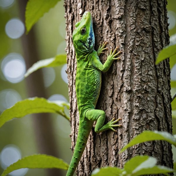 Quels sont les avantages d'un habitat vertical pour les lézards arboricoles?